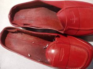 lot 2445 image: Red Shoes and White Heels