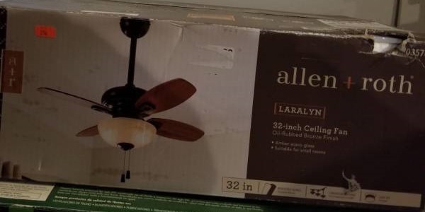 Laralyn 32in Dark Oilrubbed Bronze Downrod Or Close Mount Indoor