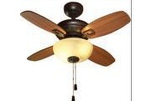 lot 1062 image: laralyn 32in dark oilrubbed bronze downrod or close mount indoor ceiling fan with light kit 4blade