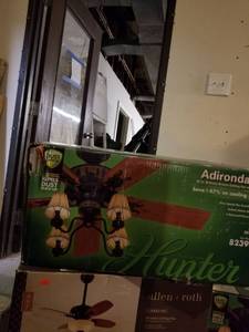 lot 1064 image: Adirondack 52 inch Ceiling Fan