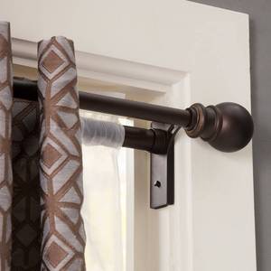 lot 1131 image: Twist and Fit Drapery Rod Bronze Brown (66 x110 ) - Kenney
