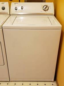 lot 4254 image: Whirlpool 3 Cycle Washer - Model WTW5100VQ2 - Works well - used during our set time