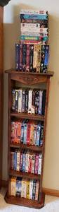 lot 4288 image: Lot of VHS Tapes - Westerns & Family Movies - Bookcase Not Included