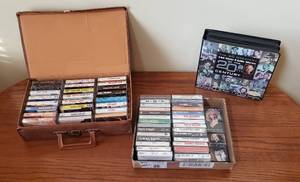 lot 4290 image: Lot of Cassette Tapes, Holder and The 60 Greatest Old-Time Radio Shows of the 20th Century