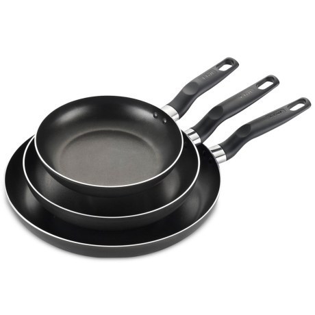lot 6091 image: T-Fal 3-Pc. Fry Pan Set