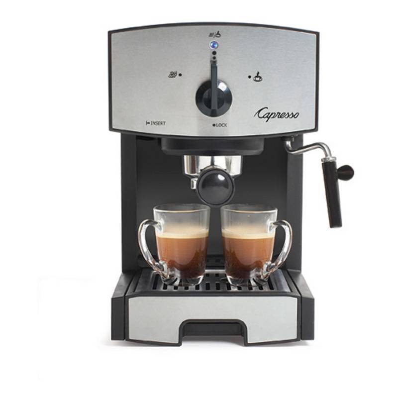 lot 6123 image: Capresso - Ec50 Espresso And Cappuccino Maker - Stainless-steelblack