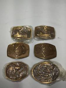 lot 6304 image: Boy Scouts Brass Belt Buckles