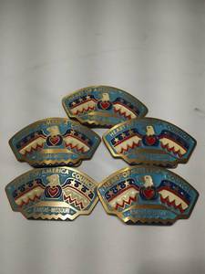lot 6305 image: Boy Scouts Brass Belt Buckles