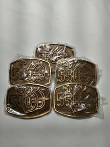 lot 6307 image: Boy Scouts Brass Belt Buckles
