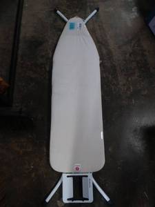 lot 6322 image: Brabantia Ironing Board with Steam Iron Rest, Size B, Standard - Ecru Cover