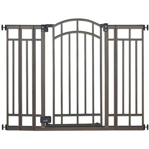 lot 6330 image: Summer Infant Multi-Use Bronze Deco Extra Tall Walk-Thru Gate