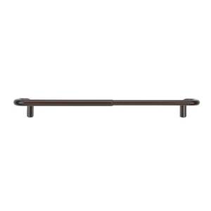 lot 6338 image: Umbra Twilight Room Darkening Curtain Rod �� Wrap Around Curtain Rod Perfect for Blackout Curtains, Telescoping Curtain Rod, 88�� to 144��, Bronze