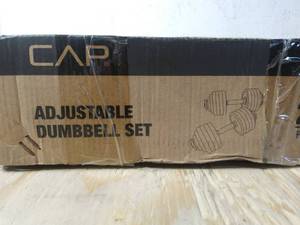 lot 6354 image: Cap Barbell adjustable dumbbell set 40-200lb