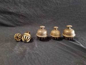 lot 7541 image: Set of 5 Brass Bells