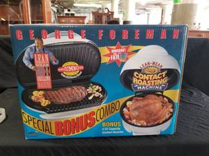 lot 559 image: George Foreman Grill and Roaster NIP