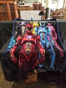 lot 7573 image: Power Rangers Blanket