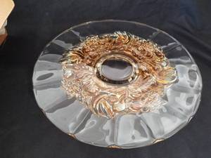 lot 7586 image: Footed Cake Plate or ChipDip Plate