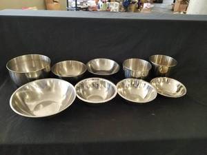 lot 7601 image: SS Nesting Bowls Sets