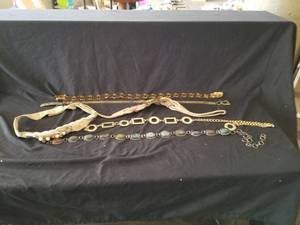 lot 7633 image: Metal Belts Lot