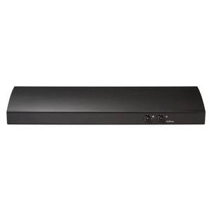 lot 5337 image: Nutone 30 in. 220 CFM Convertible Under the Cabinet Range Hood with Light in Black