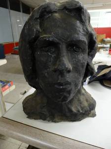 lot 4508 image: Hand made Bust statue