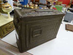 lot 4510 image: Metal Cal. .30 M1 ammunition box