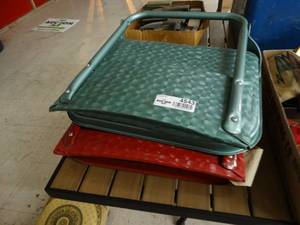 lot 4543 image: 2 old bleacher seats