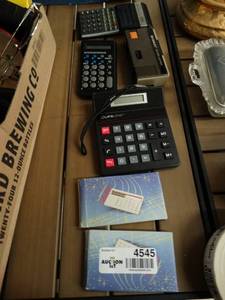 lot 4545 image: Lot of calculators