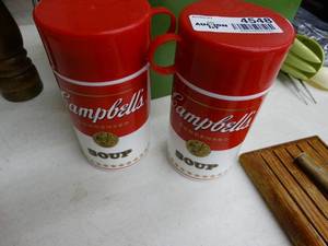 lot 4548 image: 2 Campbells thermoses