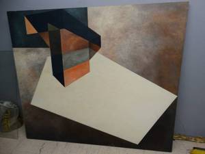 lot 4638 image: HUGE painting- Canvas