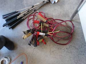 lot 4411 image: Lot of Squash Rackets