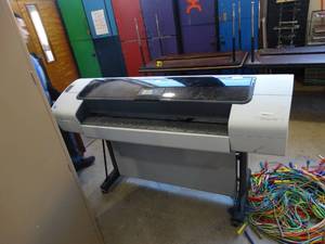 lot 4419 image: HP Designjet T1120PS 44-in Printer Large Format Printer