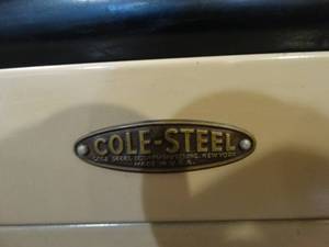 lot 4456 image: Cole-Steel 4 drawer metal Filing cabinet