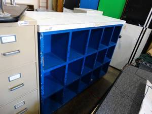 lot 4459 image: Wooden Cubby storage