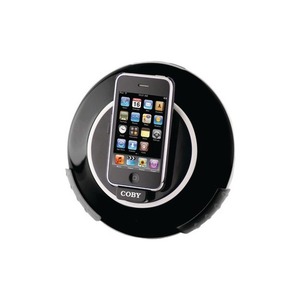 lot 2212 image: Coby Digital Speaker System for iPod and iPhone (CSMP105CH)