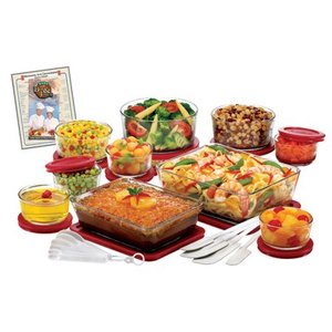 lot 2251 image: Anchor Hocking 32 Piece Storage Bowl Set