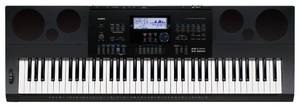 lot 2260 image: Casio - Portable Workstation Keyboard with 76 Piano-Style Touch-Sensitive Keys - Black