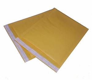 lot 1121 image: (PRICE PEELER Special)100 #5 10.5x16 KRAFT BUBBLE MAILERS PADDED ENVELOPES #5