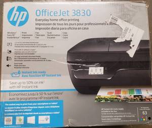 lot 200 image: Hp - Officejet 3830 Wireless All-in-one Printer - Black