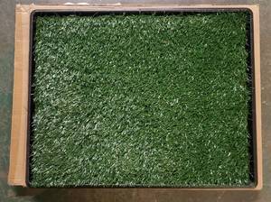lot 272 image: Home-Man Puppy Potty Trainer - Pets Indoor Restroom - Artificial Grass Pet Bathroom Mat for Pet Potty Training, 20 x25