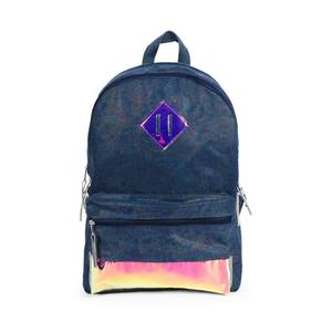 lot 292 image: L2D 17 Metallic Denim Backpack - Blue