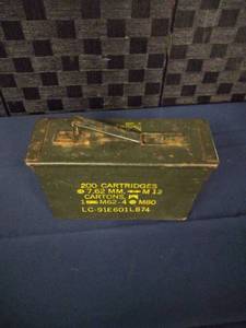 lot 4435 image: Metal Ammo Container