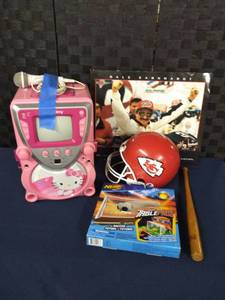 lot 4436 image: Hello Kitty Karaoke Machine, Chiefs Helmet and More