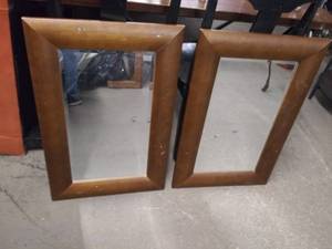 lot 2533 image: Pair of Framed Mirrors