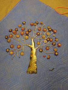 lot 2537 image: Metal Tree Art