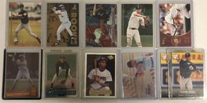 lot 1032 image: Lot of Eleven Early & Derek Jeter Rookie Cards - Minor League Issues & Early New York Yankee Cards - All Cards for One Money