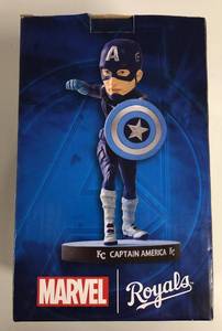 lot 1040 image: Captain America Kansas City Royals Stadium Giveaway New In Box Marvel Super Hero