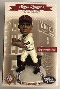 lot 1044 image: Roy Campanella Negro Leagues Centennial Team New In Box Bobble Head Baltimore Elite Giants