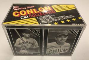 lot 1053 image: Complete 1991 Conlon Collection 330 Baseball Card Set - Mint Condition
