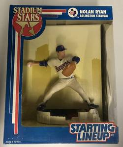 lot 1062 image: Nolan Ryan Starting Lineup Stadium Stars New In Box Never Been Opened - Arlington Stadium - Texas Rangers